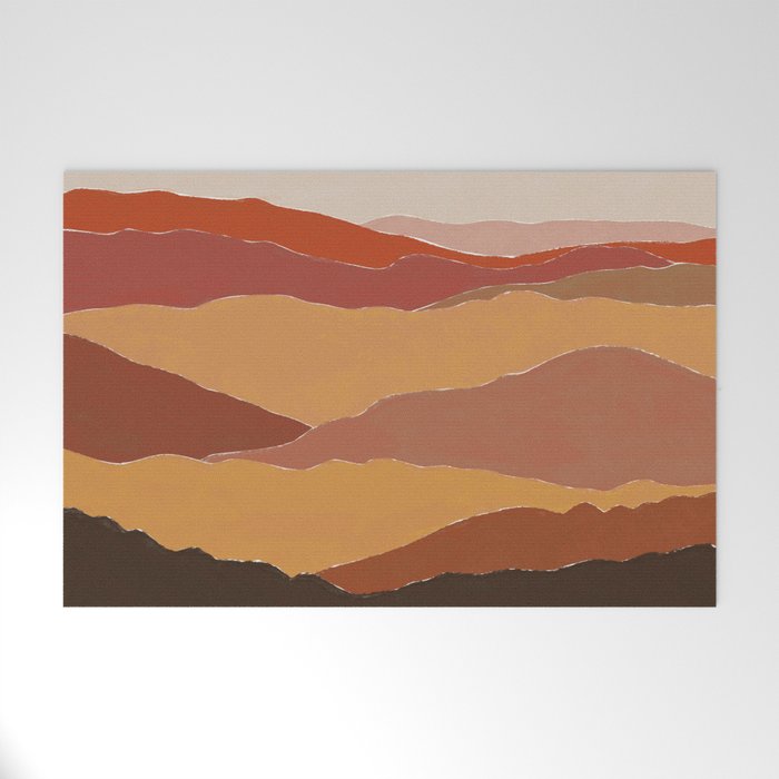 Fall Mountains Welcome Mat Gallery Image 1