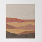 Fall Mountains Throw Blanket Gallery Image 2