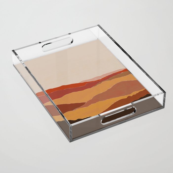 Fall Mountains Acrylic Tray Gallery Image 1