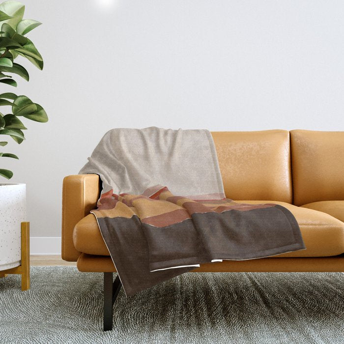 Fall Mountains Throw Blanket Gallery Image 1