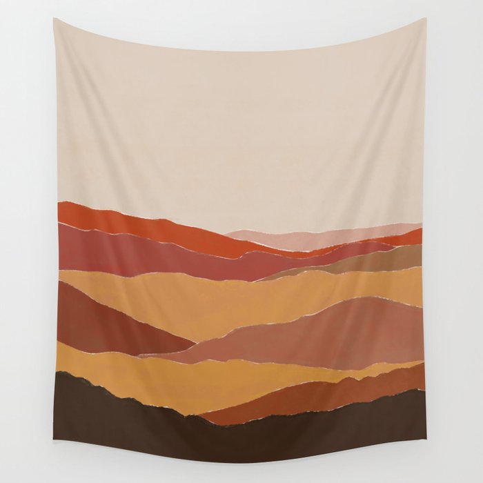 Fall Mountains Wall Tapestry Gallery Image 1
