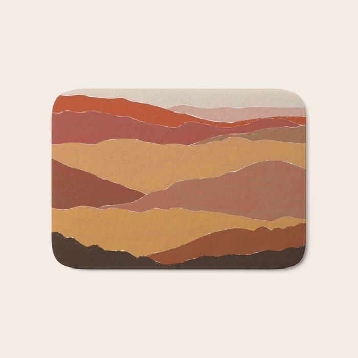 Fall Mountains Bath Mat Gallery Image 1