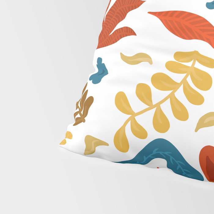 Echo of Innocence | Botanical Nature Eclectic Plants | Vintage Floral Rustic Spring Garden Blossom Pillow Sham Gallery Image 4