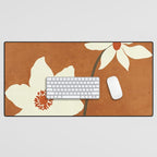 Minimal Abstract Art Landscape Flowers 4 Desk Mat Gallery Image 1