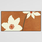 Minimal Abstract Art Landscape Flowers 4 Desk Mat Gallery Image 3