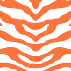 Zebra Wild Animal Print Orange Coffee Mug Gallery Image 2