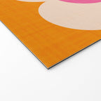 Retro Blossom - orange pink Welcome Mat Gallery Image 2