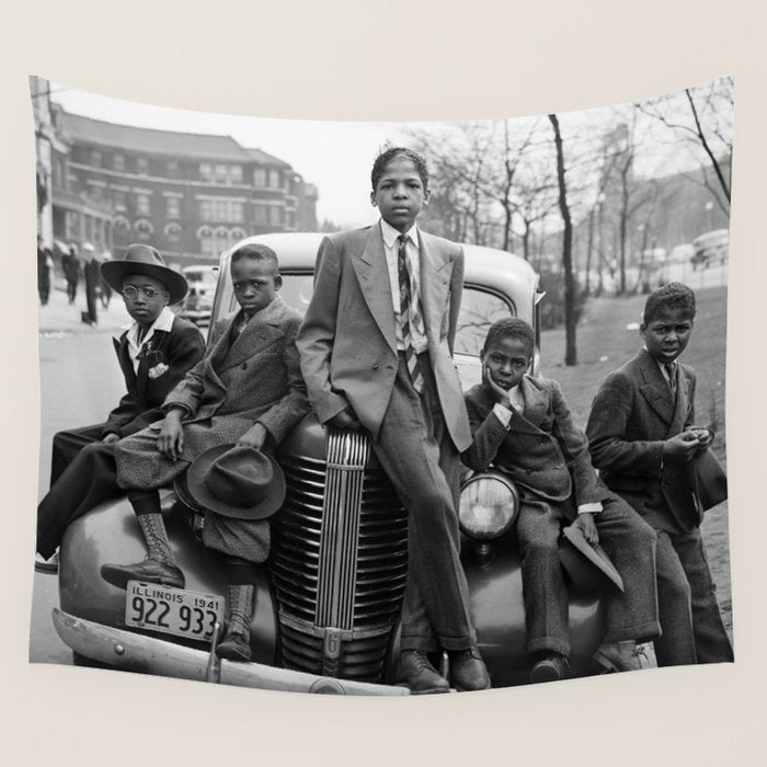 Easter morning. Southside Chicago, 1940s Wall Tapestry Gallery Image 4