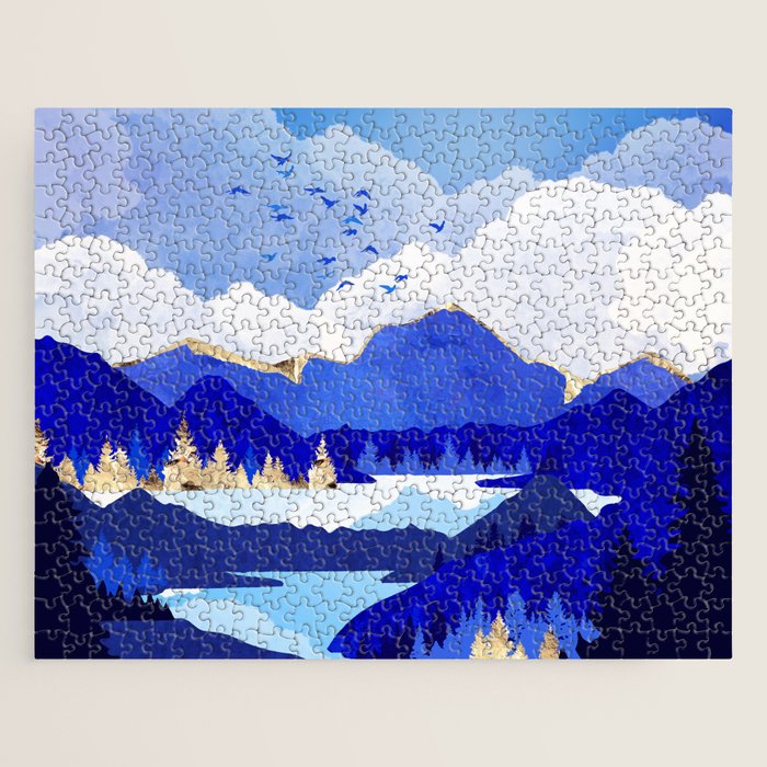 Blue Lake Jigsaw Puzzle Gallery Image 1