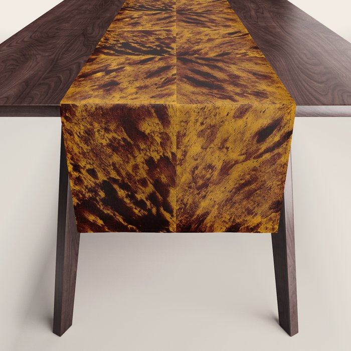 Faux Tortoiseshell 2 - Natural Table Runner Gallery Image 1