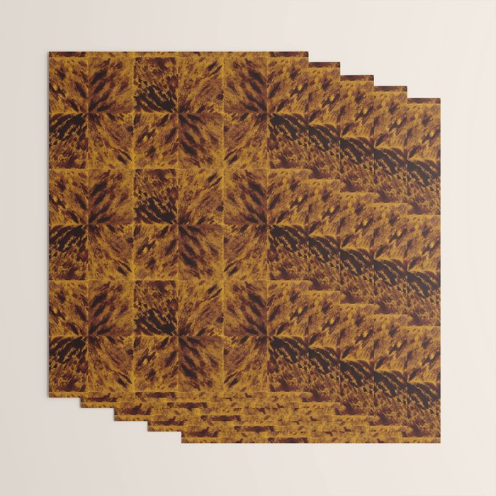 Faux Tortoiseshell 2 - Natural Wrapping Paper Gallery Image 3