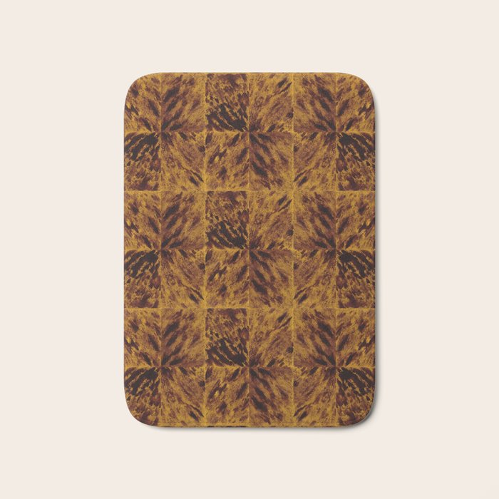 Faux Tortoiseshell 2 - Natural Bath Mat Gallery Image 1