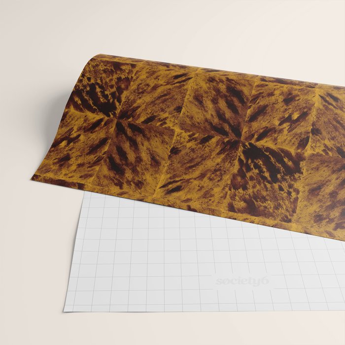 Faux Tortoiseshell 2 - Natural Wrapping Paper Gallery Image 2