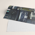 Retro Pop Eighties Boombox Radio Pattern Wrapping Paper Gallery Image 2