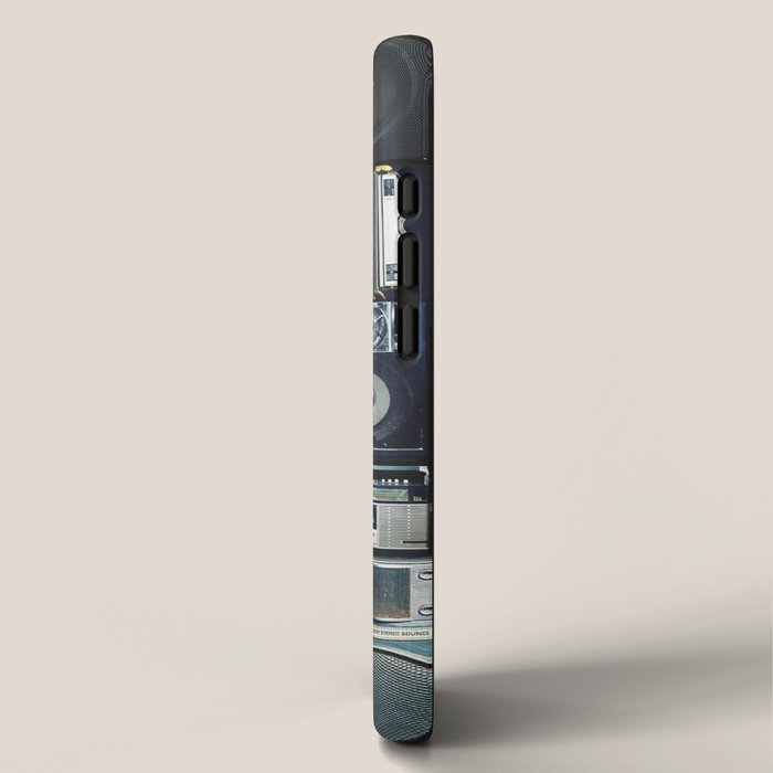 Retro Pop Eighties Boombox Radio Pattern iPhone Case Gallery Image 2