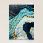 Aerial Ocean Abstract Stationery Card Gallery Image 2
