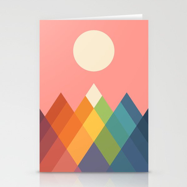 Rainbow Peak Stationery Card Gallery Image 1
