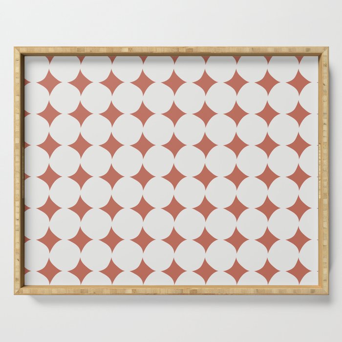 Guinea Fowl Dot Pattern Serving Tray Gallery Image 1