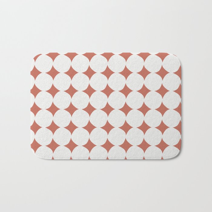 Guinea Fowl Dot Pattern Bath Mat Gallery Image 1