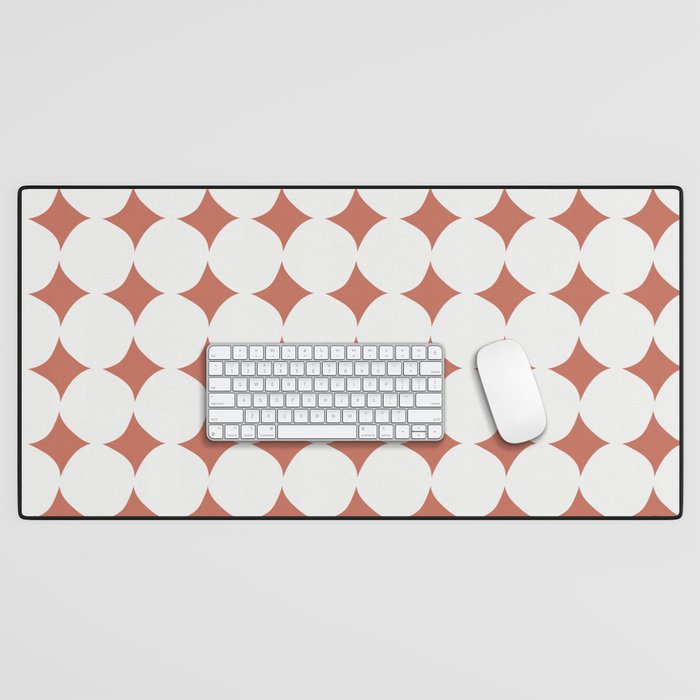 Guinea Fowl Dot Pattern Desk Mat Gallery Image 1