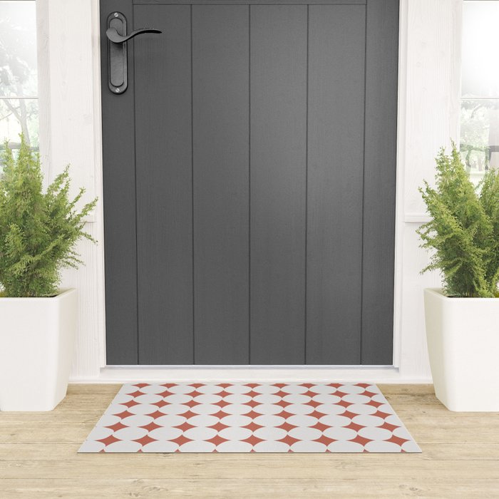 Guinea Fowl Dot Pattern Welcome Mat Gallery Image 3