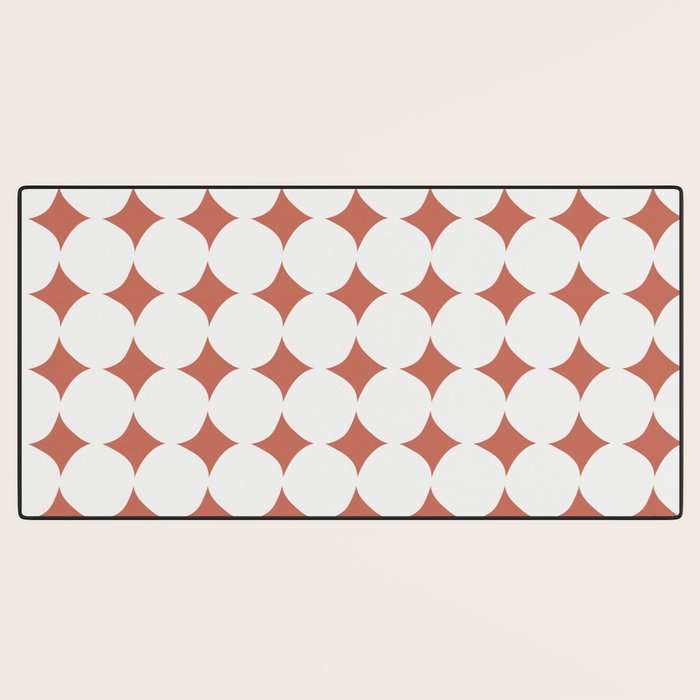 Guinea Fowl Dot Pattern Desk Mat Gallery Image 3