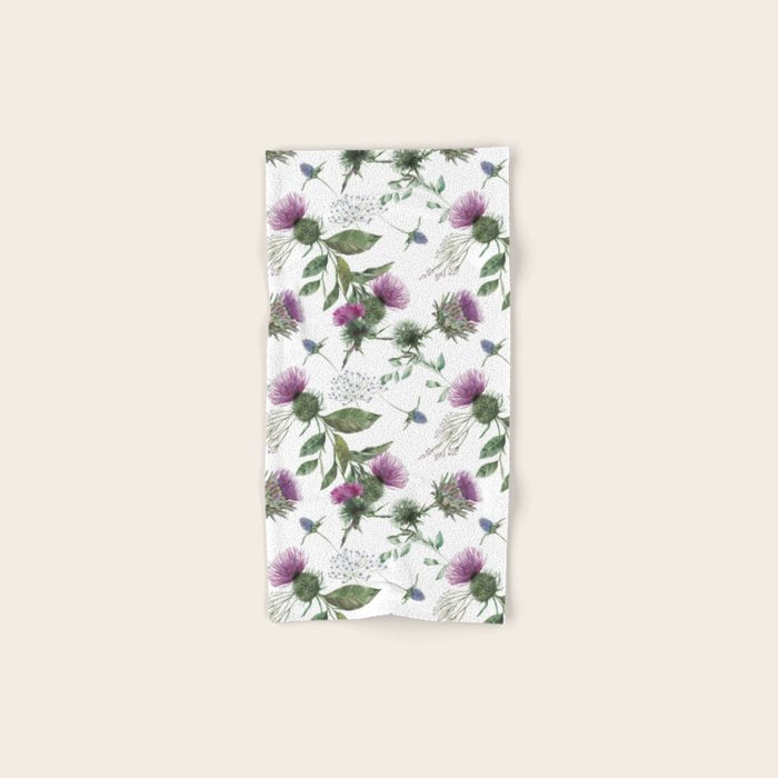 Scottish Thistle Bath Towel Gallery Image 1