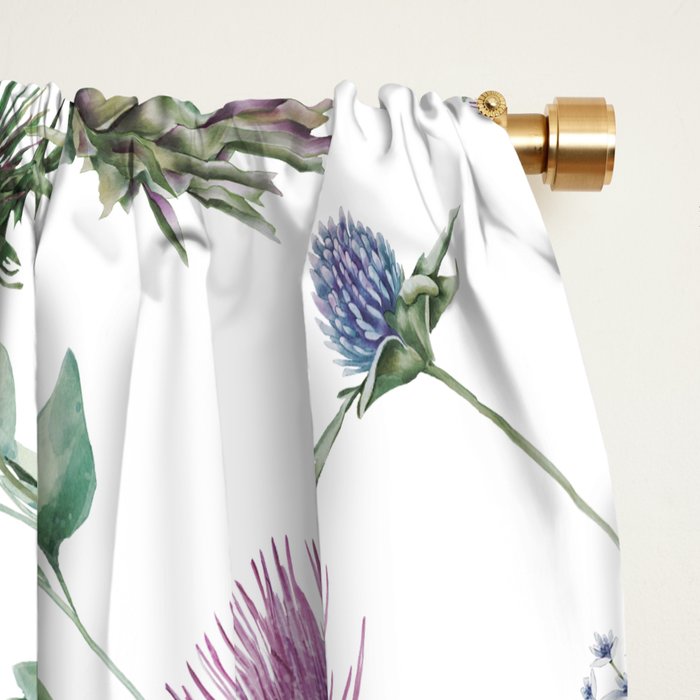 Scottish Thistle Window Curtain Gallery Image 2