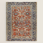 Mahal Arak West Persian Rug Print Jigsaw Puzzle Gallery Image 1