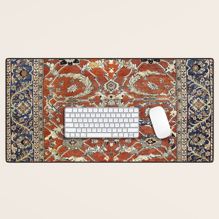 Mahal Arak West Persian Rug Print Desk Mat Gallery Image 1