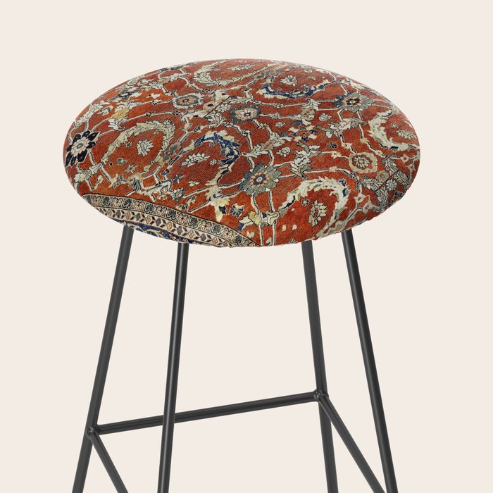 Mahal Arak West Persian Rug Print Stool Gallery Image 2