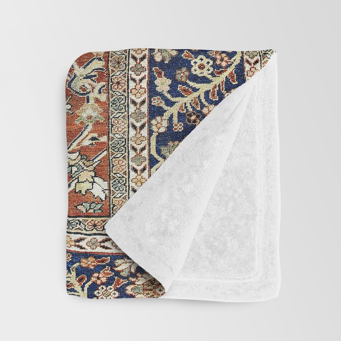 Mahal Arak West Persian Rug Print Throw Blanket Gallery Image 3