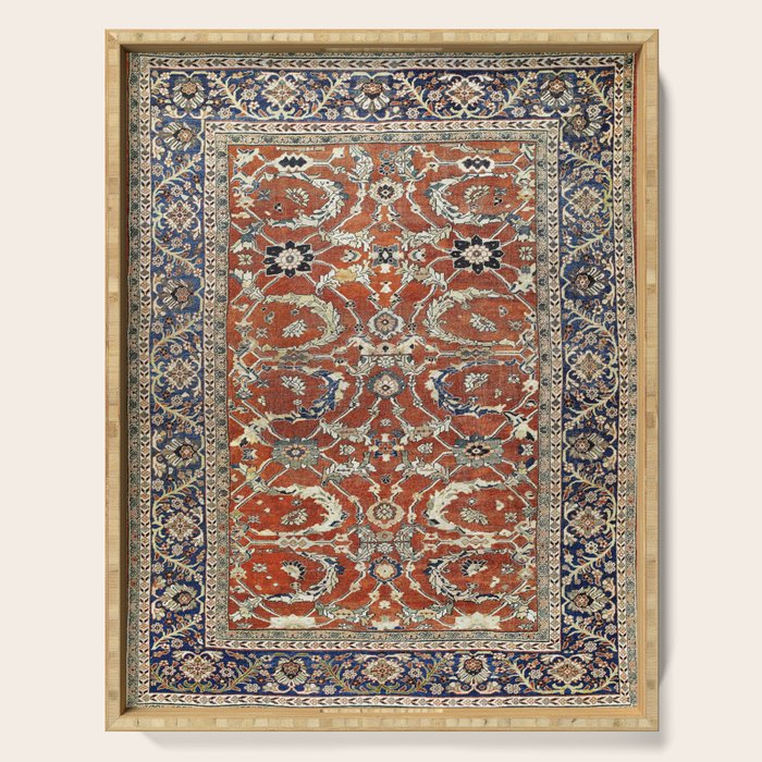 Mahal Arak West Persian Rug Print Serving Tray Gallery Image 1
