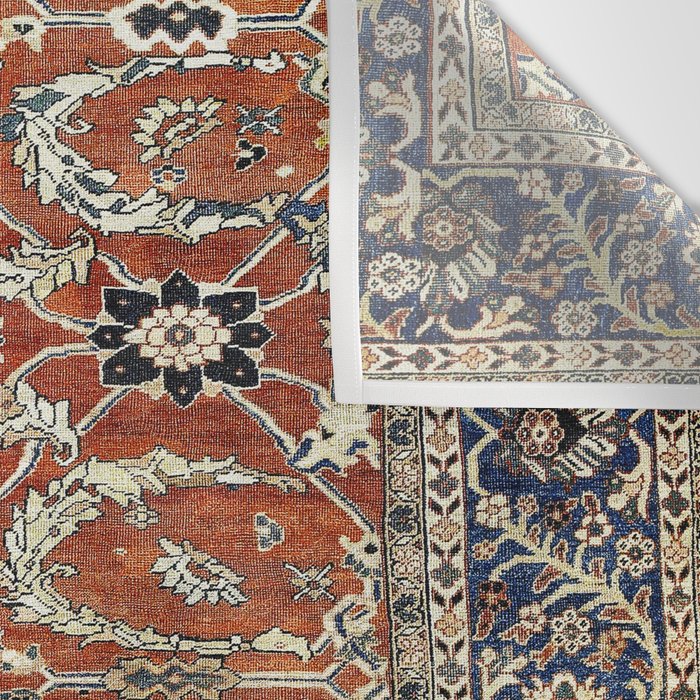 Mahal Arak West Persian Rug Print Wall Tapestry Gallery Image 3