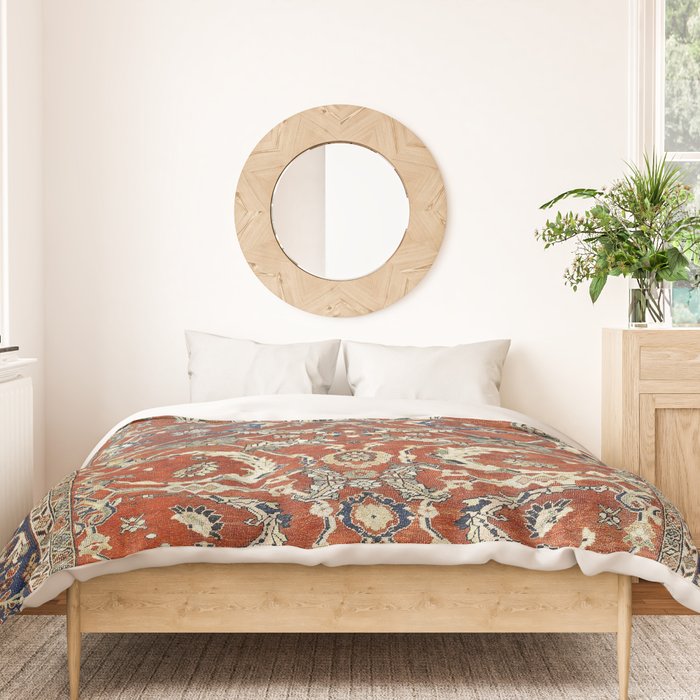 Mahal Arak West Persian Rug Print Duvet Cover Gallery Image 3