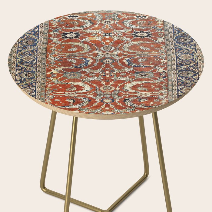 Mahal Arak West Persian Rug Print Side Table Gallery Image 2