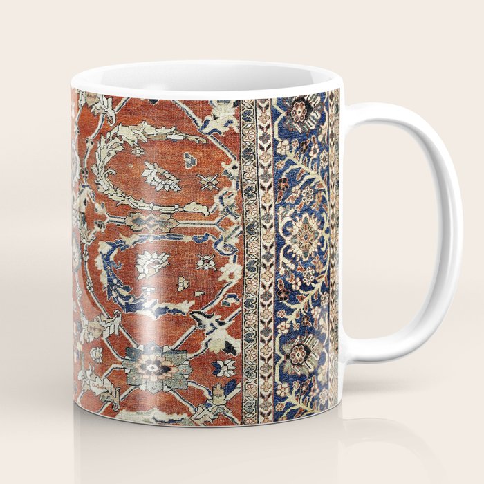 Mahal Arak West Persian Rug Print Coffee Mug Gallery Image 1
