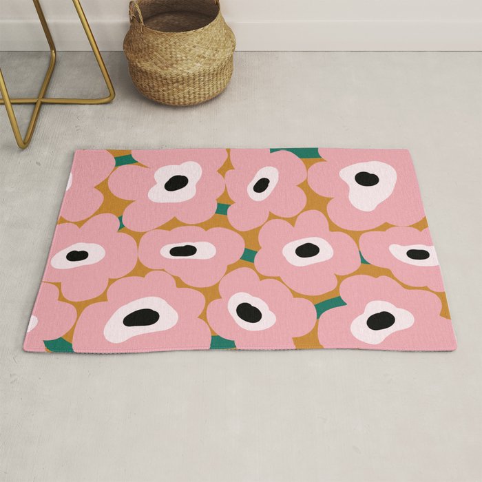 abstract flower land  Rug Gallery Image 1