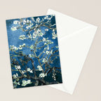 Van Gogh Almond Blossoms : Ocean Blue Art & Home Decor Stationery Card Gallery Image 2