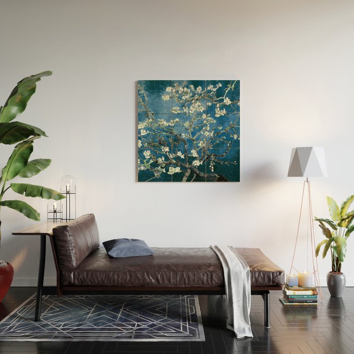Van Gogh Almond Blossoms : Ocean Blue Art & Home Decor Wood Wall Art Gallery Image 2