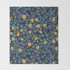 Night-Blooming Flowers Throw Blanket Gallery Image 2