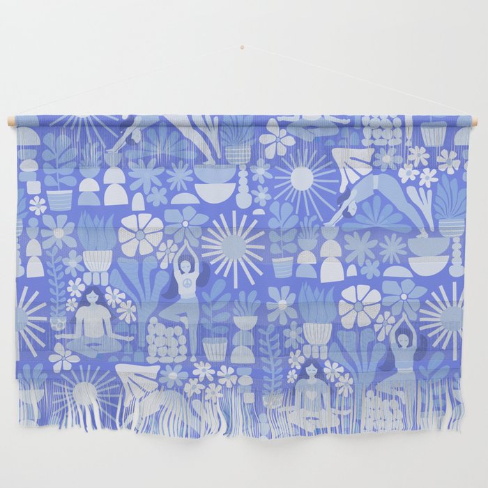 Yoga Blue Wall Hanging Gallery Image 1