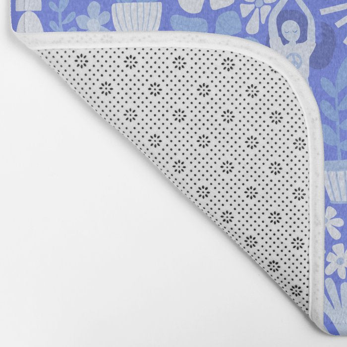 Yoga Blue Bath Mat Gallery Image 2
