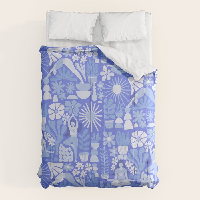 Yoga Blue Comforter Gallery Image 1