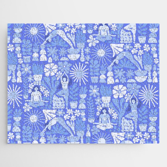 Yoga Blue Jigsaw Puzzle Gallery Image 1