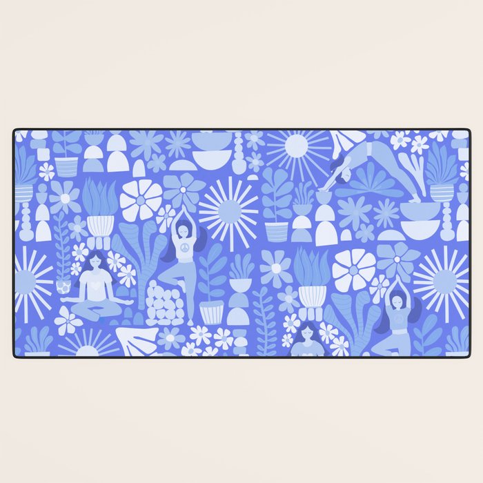 Yoga Blue Desk Mat Gallery Image 3