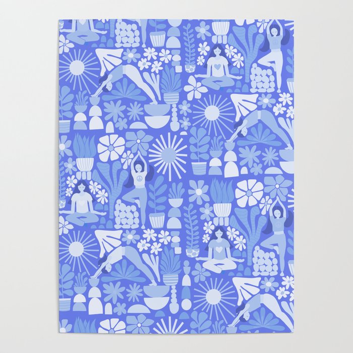 Yoga Blue Poster Gallery Image 4