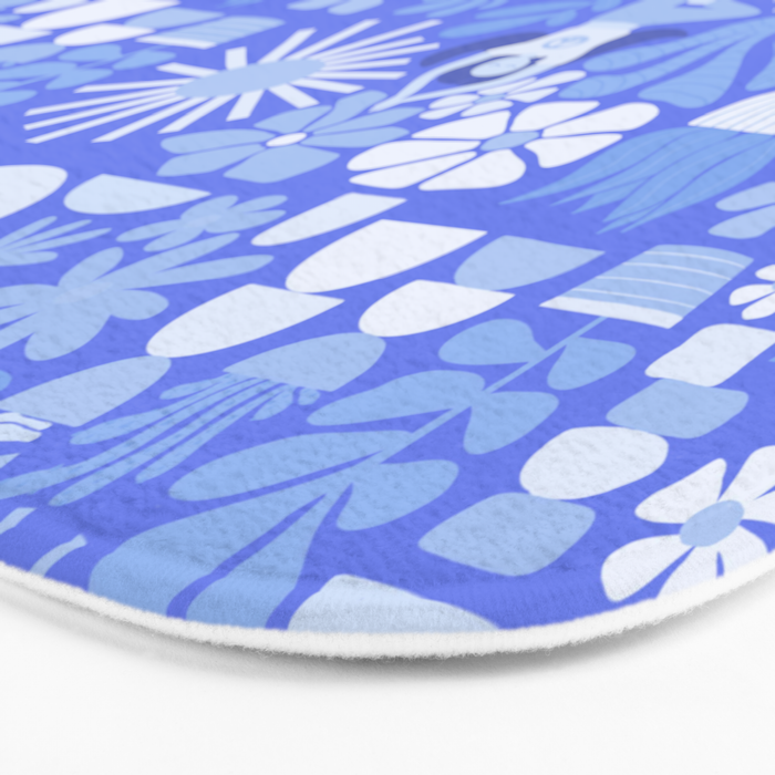Yoga Blue Bath Mat Gallery Image 3
