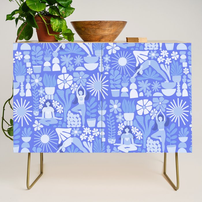 Yoga Blue Credenza Gallery Image 1
