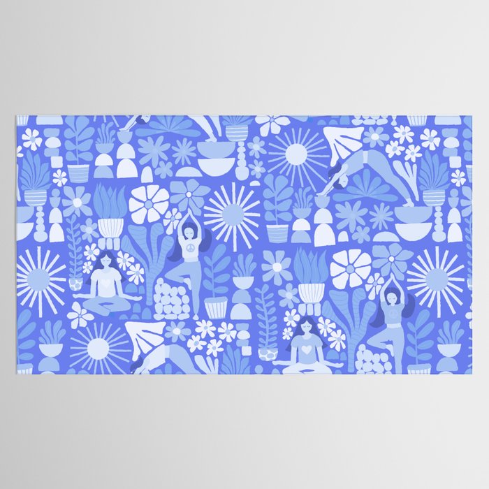 Yoga Blue Tablecloth Gallery Image 2